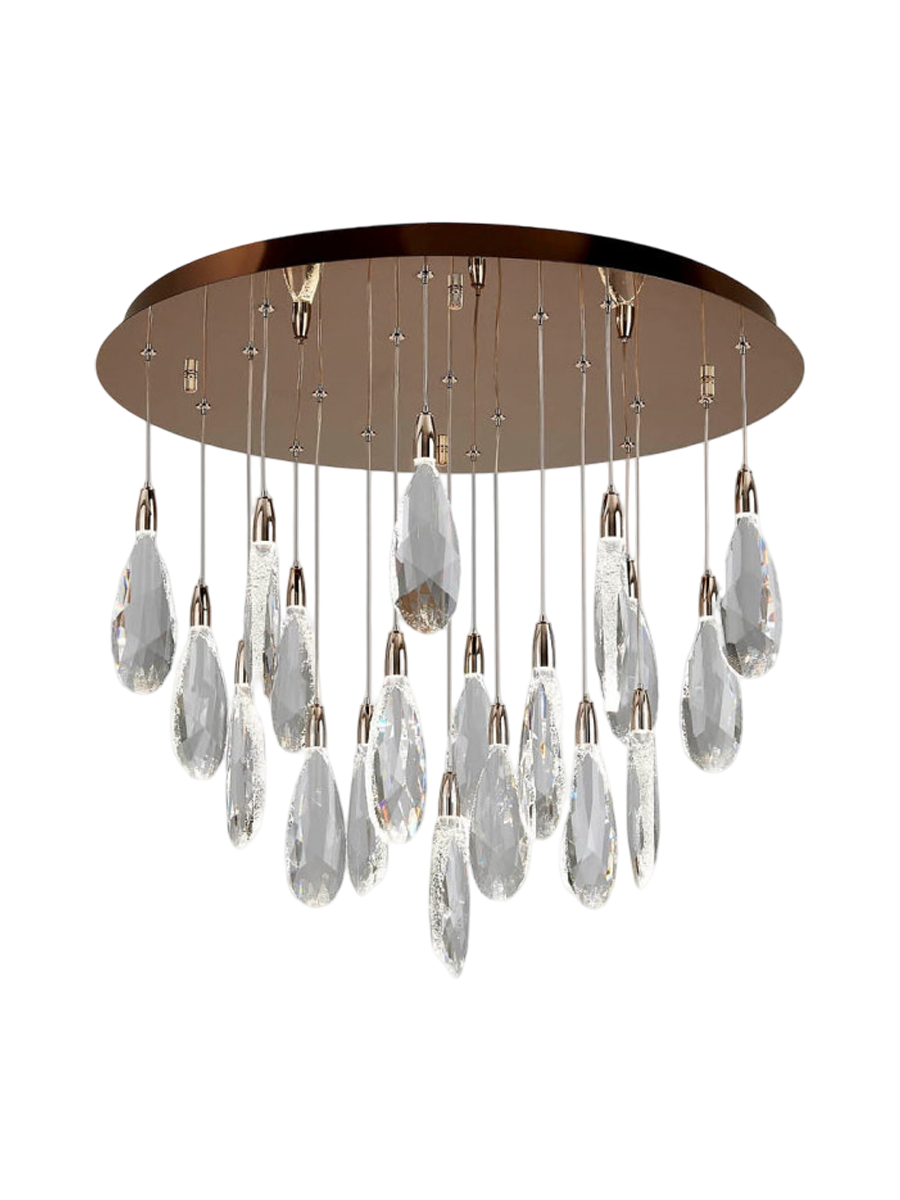 
LED Design Deckenlampe „Lagrimas“ mit Fernbedienung, 19-flammig