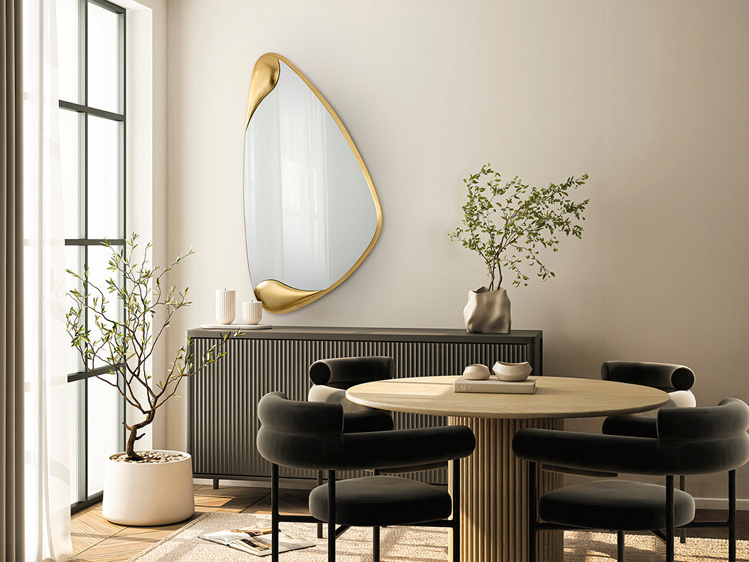 
Asymmetrischer Design Wandspiegel „Daisy“