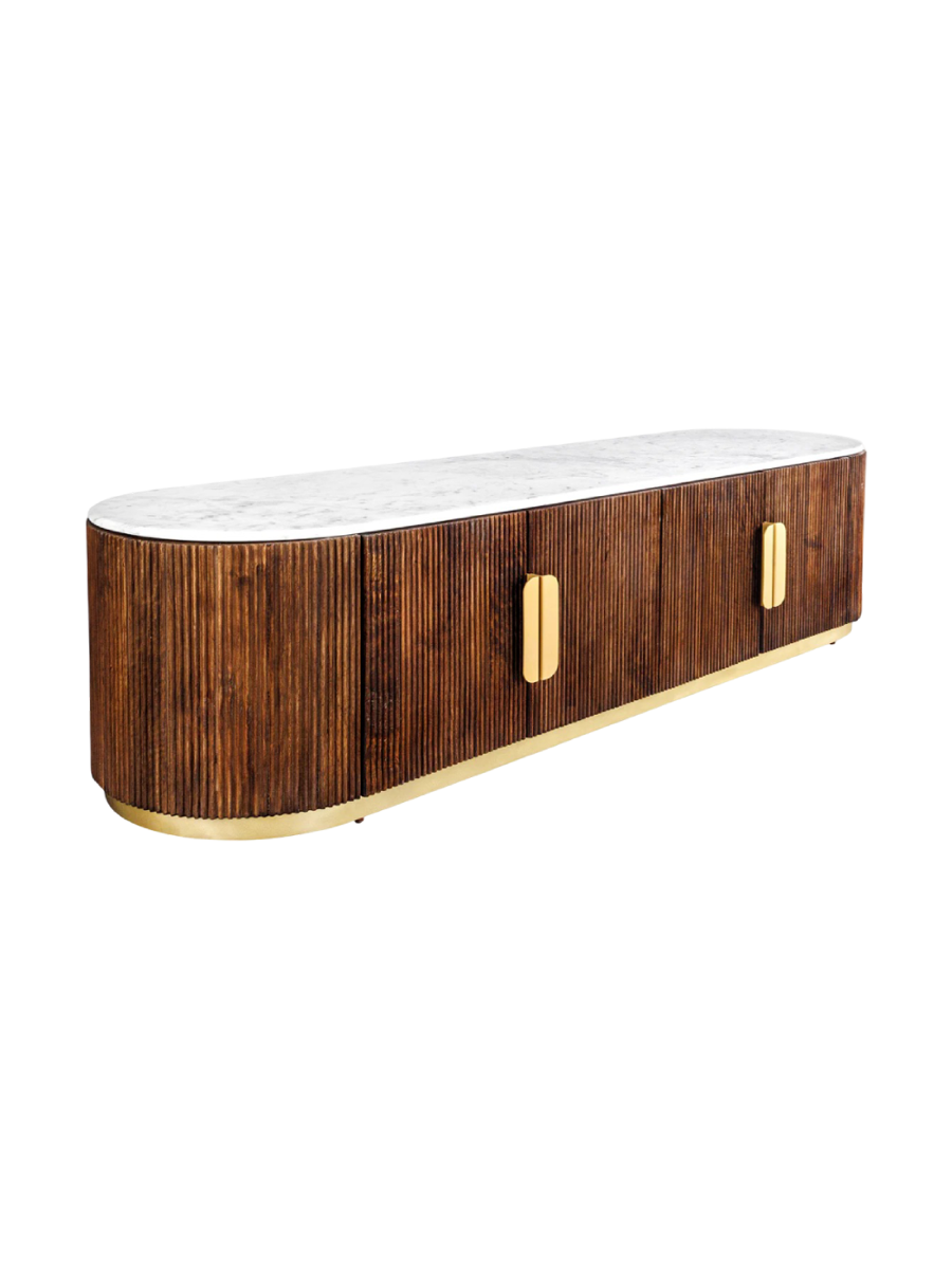 
Meuble TV design en marbre « Nillos »