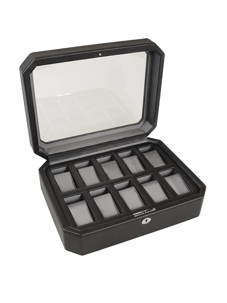 
Boîte à montres « Windsor » pour 10 montres-bracelets - Noir