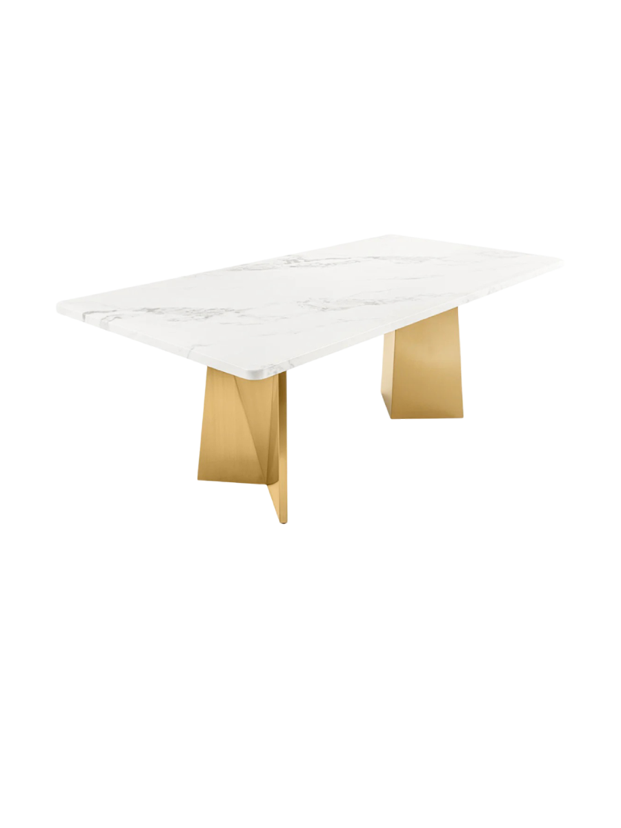 
Tavolo da pranzo di design in marmo «Extravaganca», 200 x 100 cm