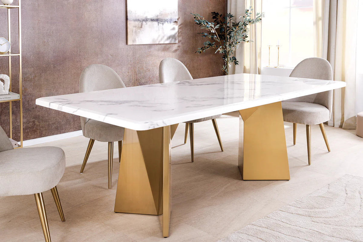 
Tavolo da pranzo di design in marmo «Extravaganca», 200 x 100 cm