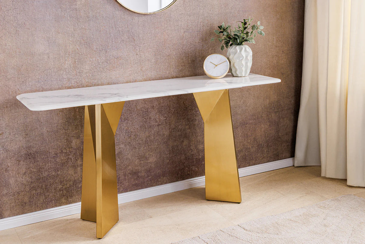 
Grosser Marmor Design Konsolentisch „Extravaganca“