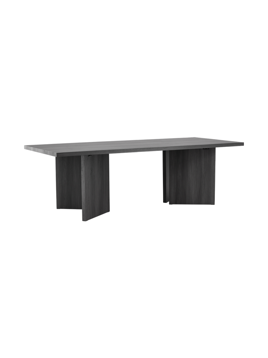 
Grande tavolo da pranzo di design «Bassholmen» 240 x 100 cm, Nero