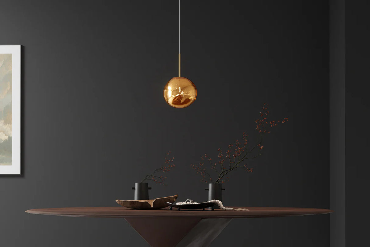 
Suspension design « Liquid Diamond » – Ø 20 cm - Or
