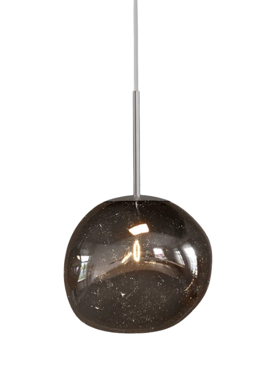
Suspension design « Liquid Diamond » – Ø 20 cm - Verre fumé