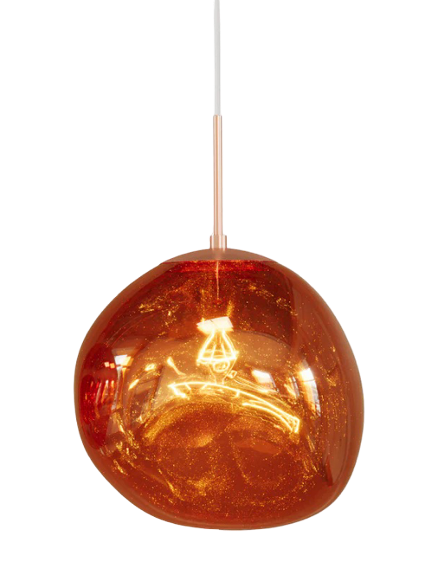 
Suspension design « Liquid Diamond » - Ø 35 cm - Verre fumé