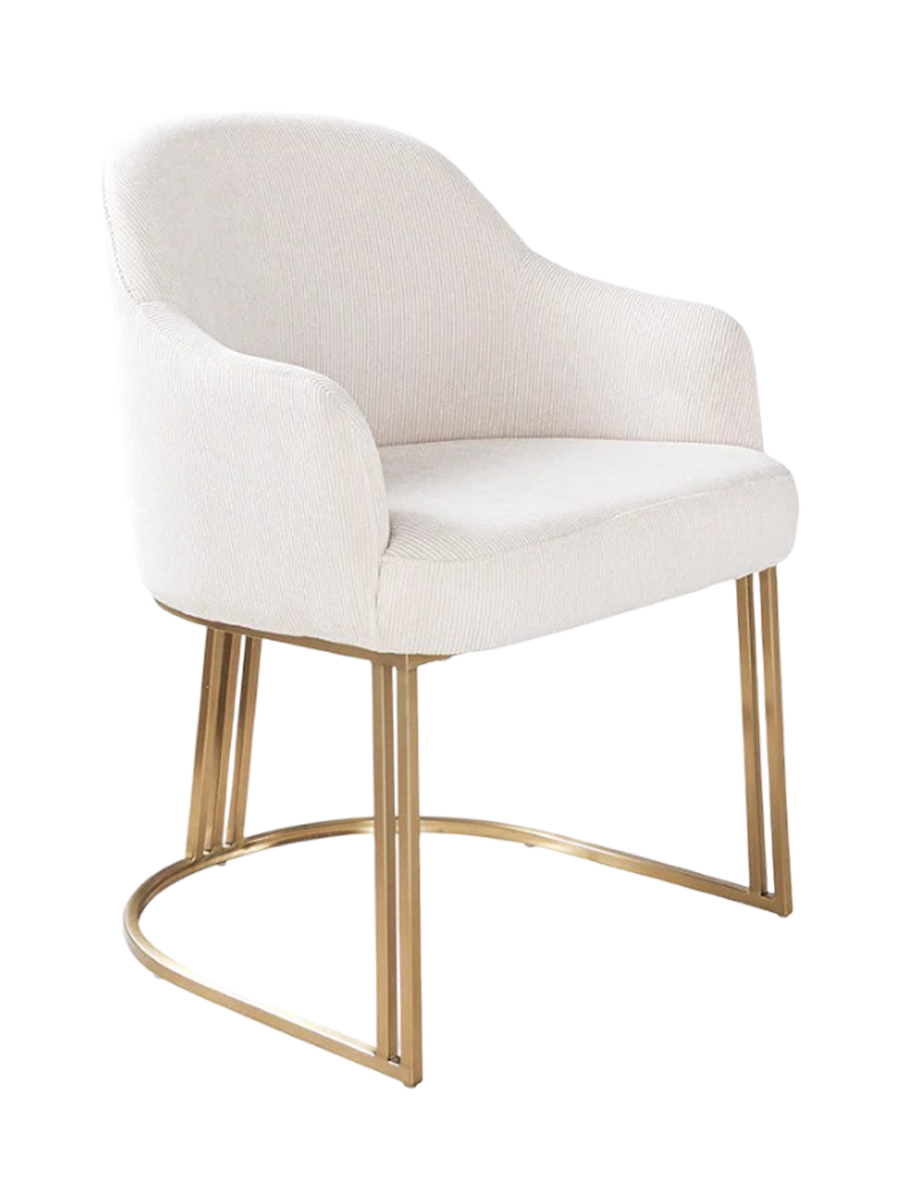 
Sedia di design “Extravaganca” con braccioli - Beige corda