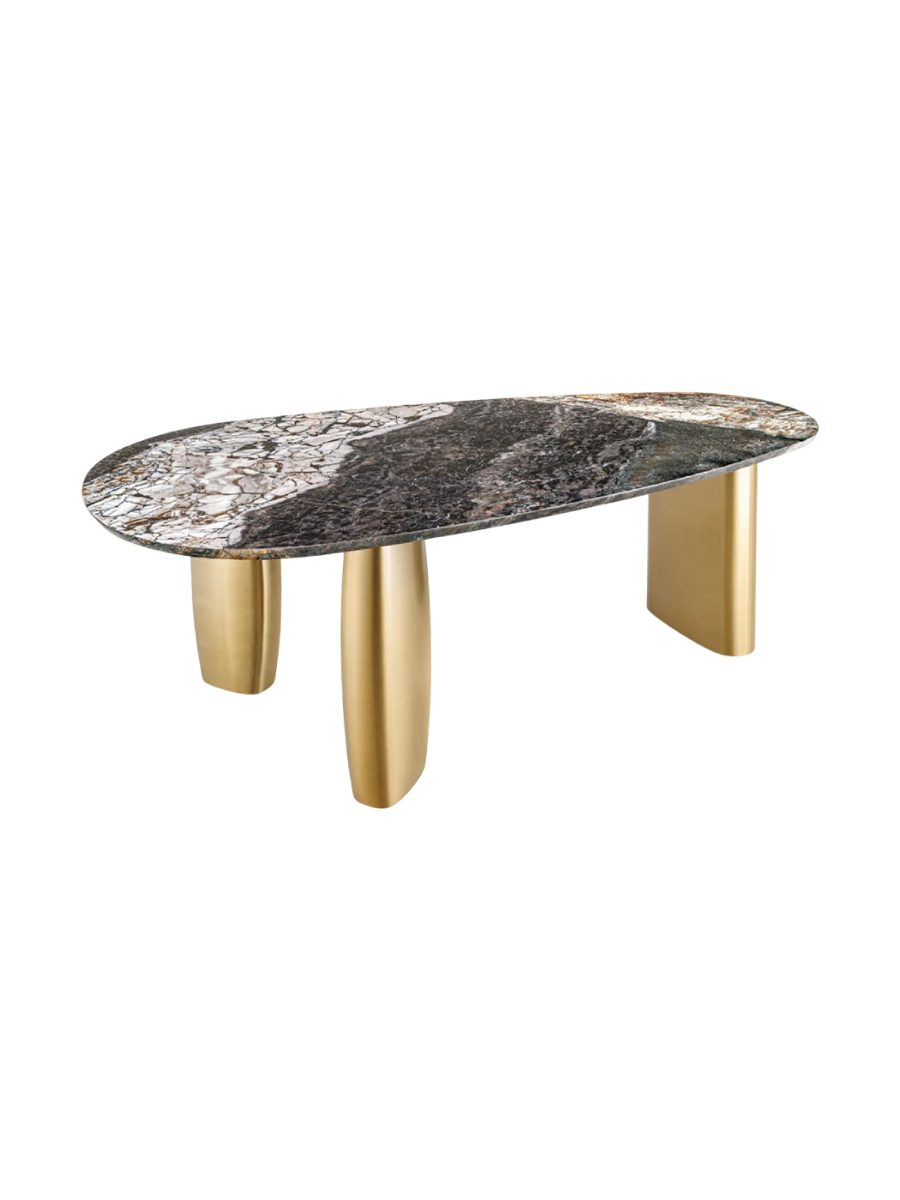 
Organic Marble Design Dining Table "Organico" 200 x 100 cm