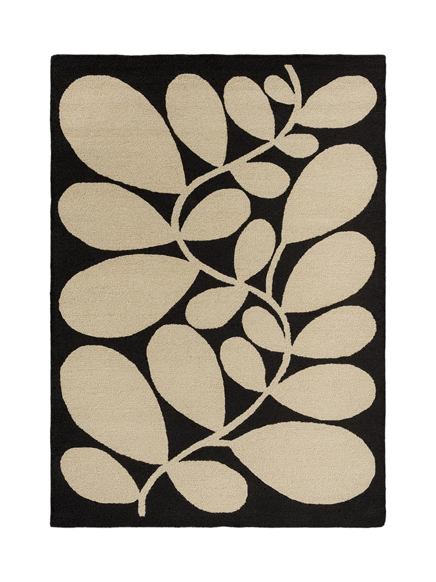 
Hochwertiger In-/Outdoor Designer Teppich „Sycamore“, verschiedene Grössen - 140 x 200 cm / Beige, Schwarz