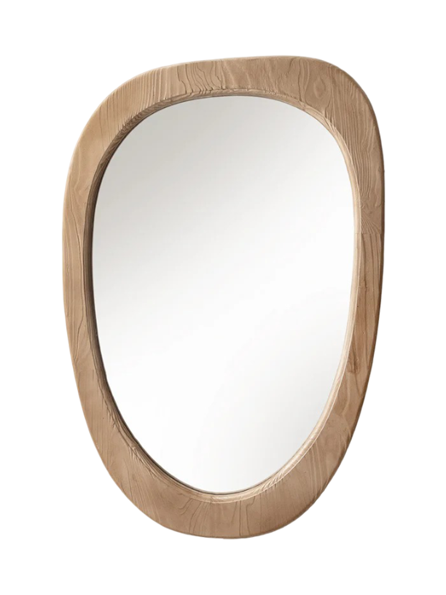 
Specchio da parete ovale di design „Organic“