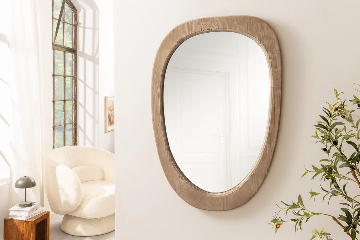 
Specchio da parete ovale di design „Organic“