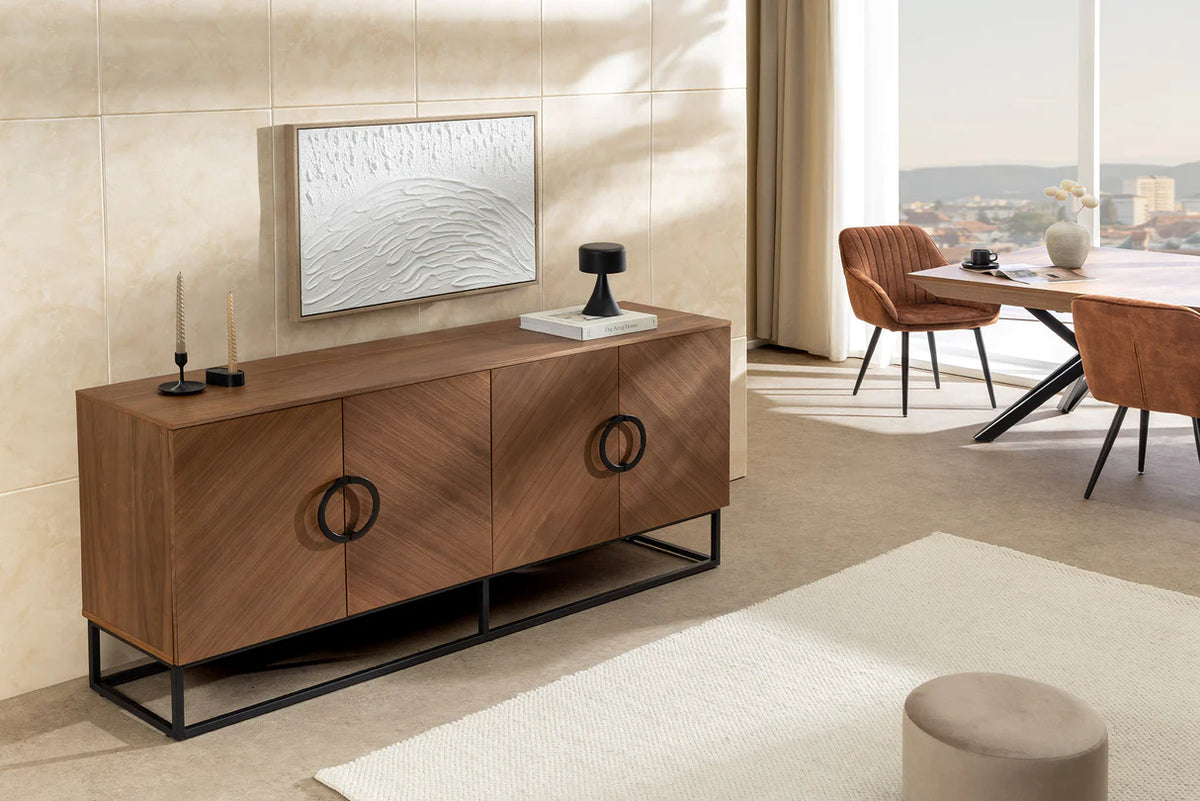 
Design Sideboard „Grandezzo“ - Nussbaum