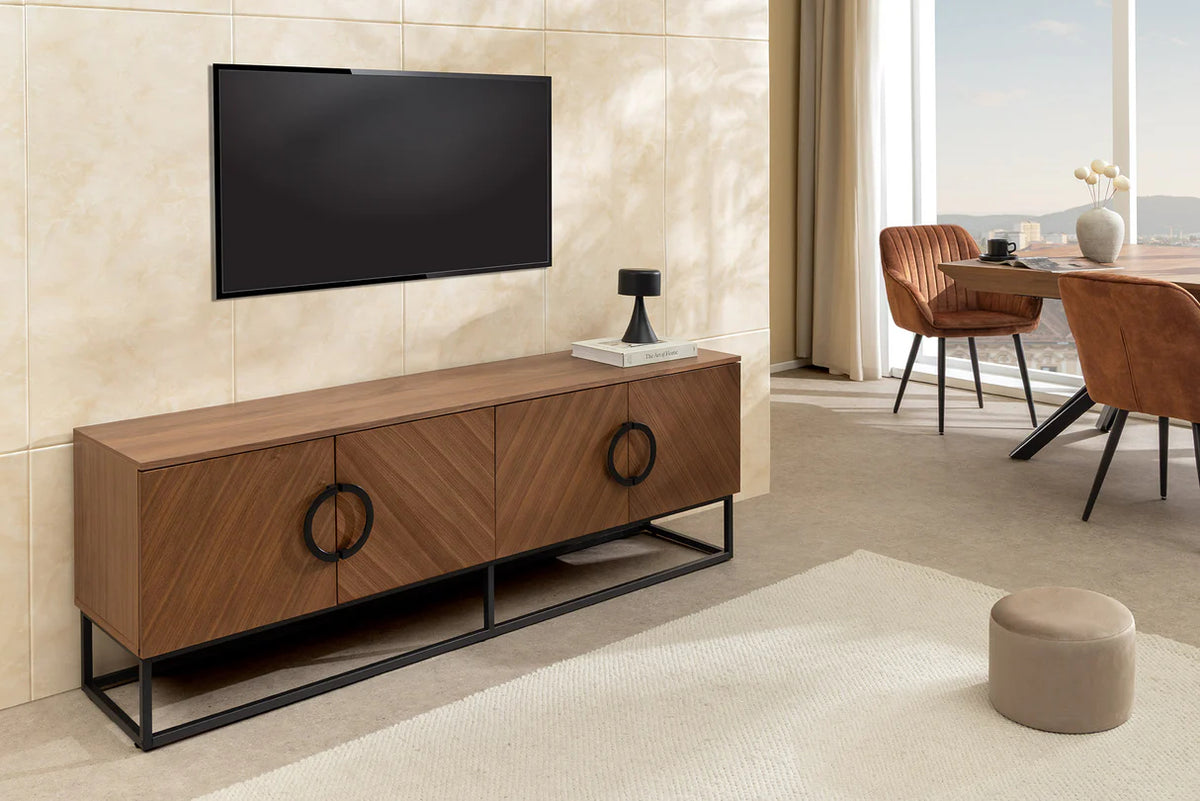 
Design Lowboard „Grandezzo“ - Nussbaum