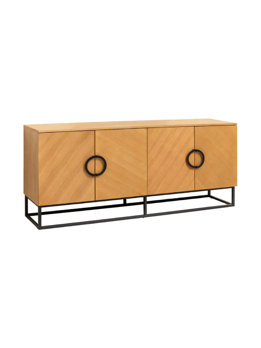 
Design Sideboard „Grandezzo“ - Eiche Natural