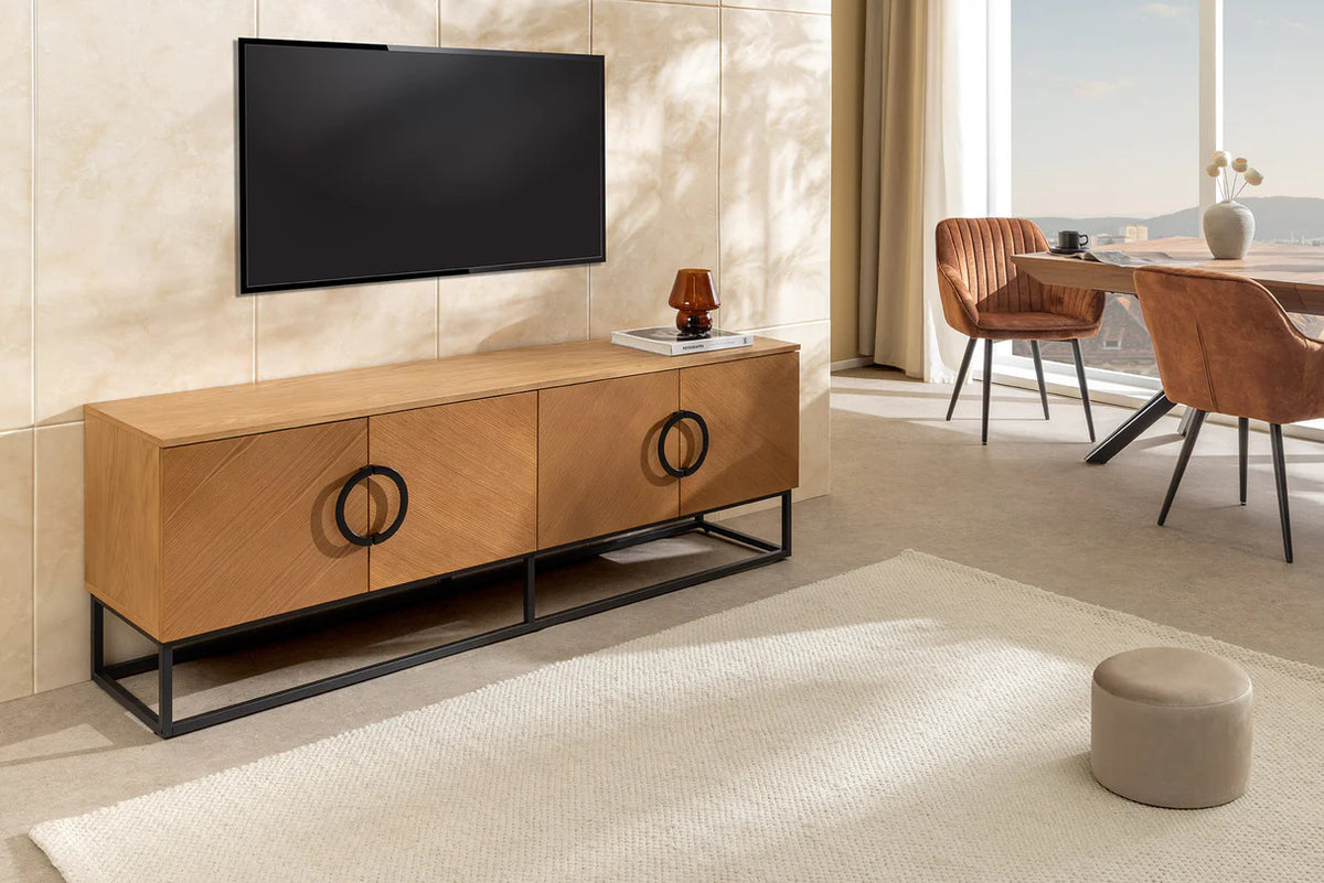 
Design Lowboard „Grandezzo“ - Eiche Natural