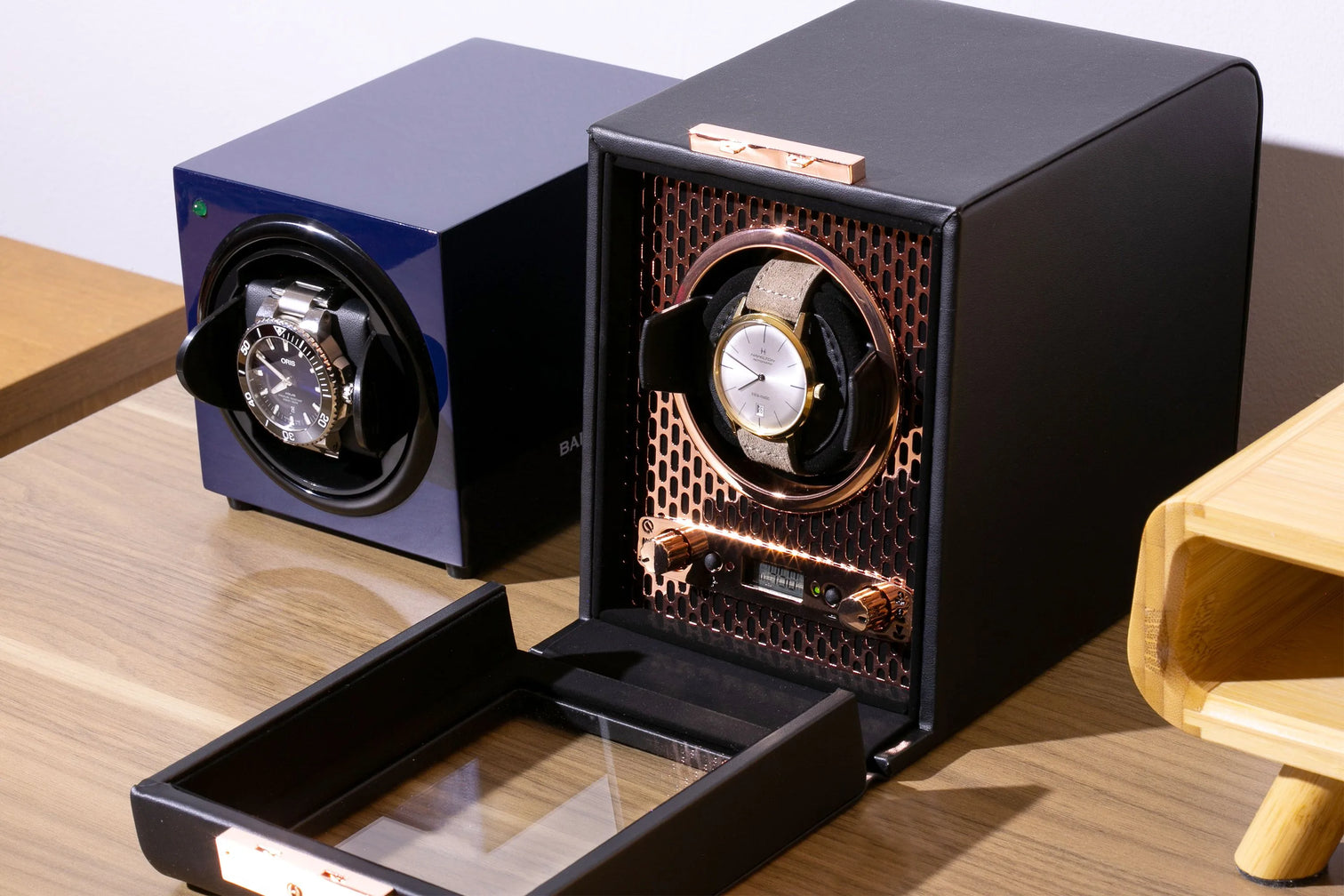 
"Axis Single Watch Winder" Watch Winder - Copper