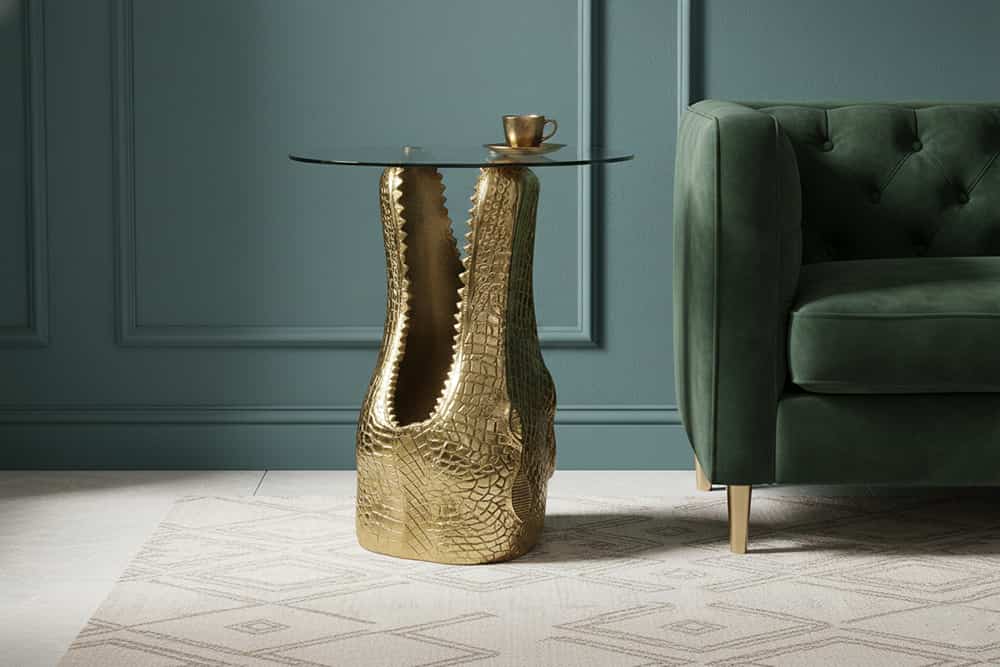 
"Wildlife Crocodile" Designer Side Table