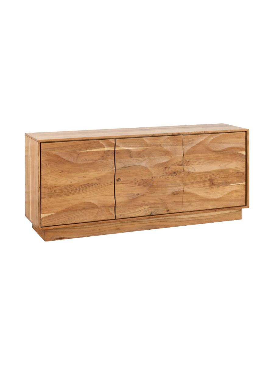 
Massivholz Sideboard „Deserto“ mit 3D-Effekt
