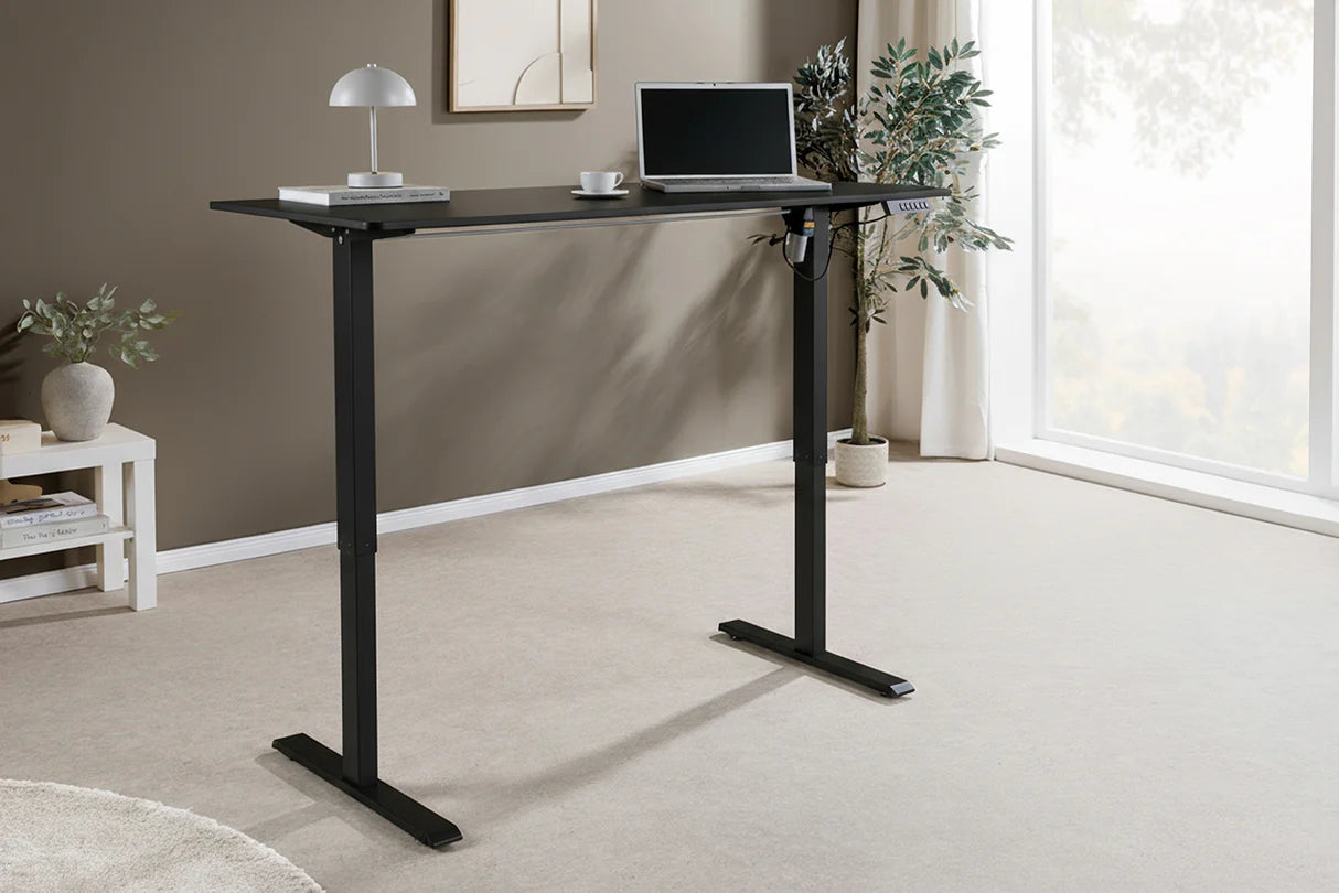
Height-Adjustable Desk "Black Desk" 140 x 60 cm