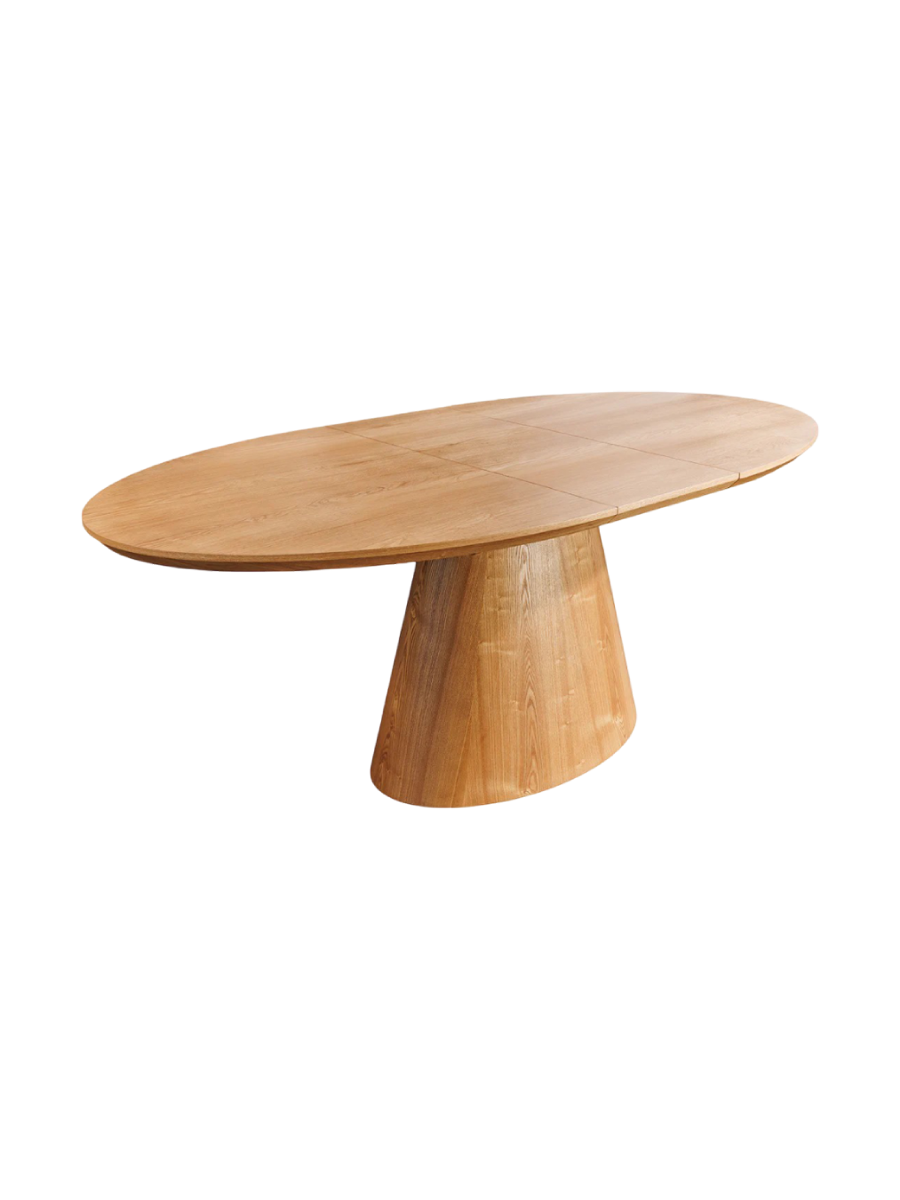 
Extendable Designer Dining Table "Uniquo" 160-200 x 100 cm, Natural Oak
