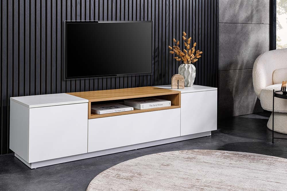 
Meuble bas design « Loft » - Blanc