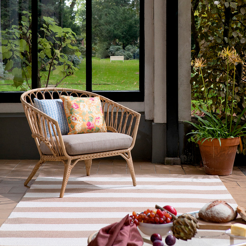 
Tapis design d'intérieur/extérieur de haute qualité « Lille », différentes tailles - 140 x 200 cm / Pâle, Noisette