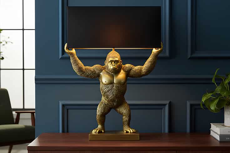 
"King Ape" Designer Table Lamp