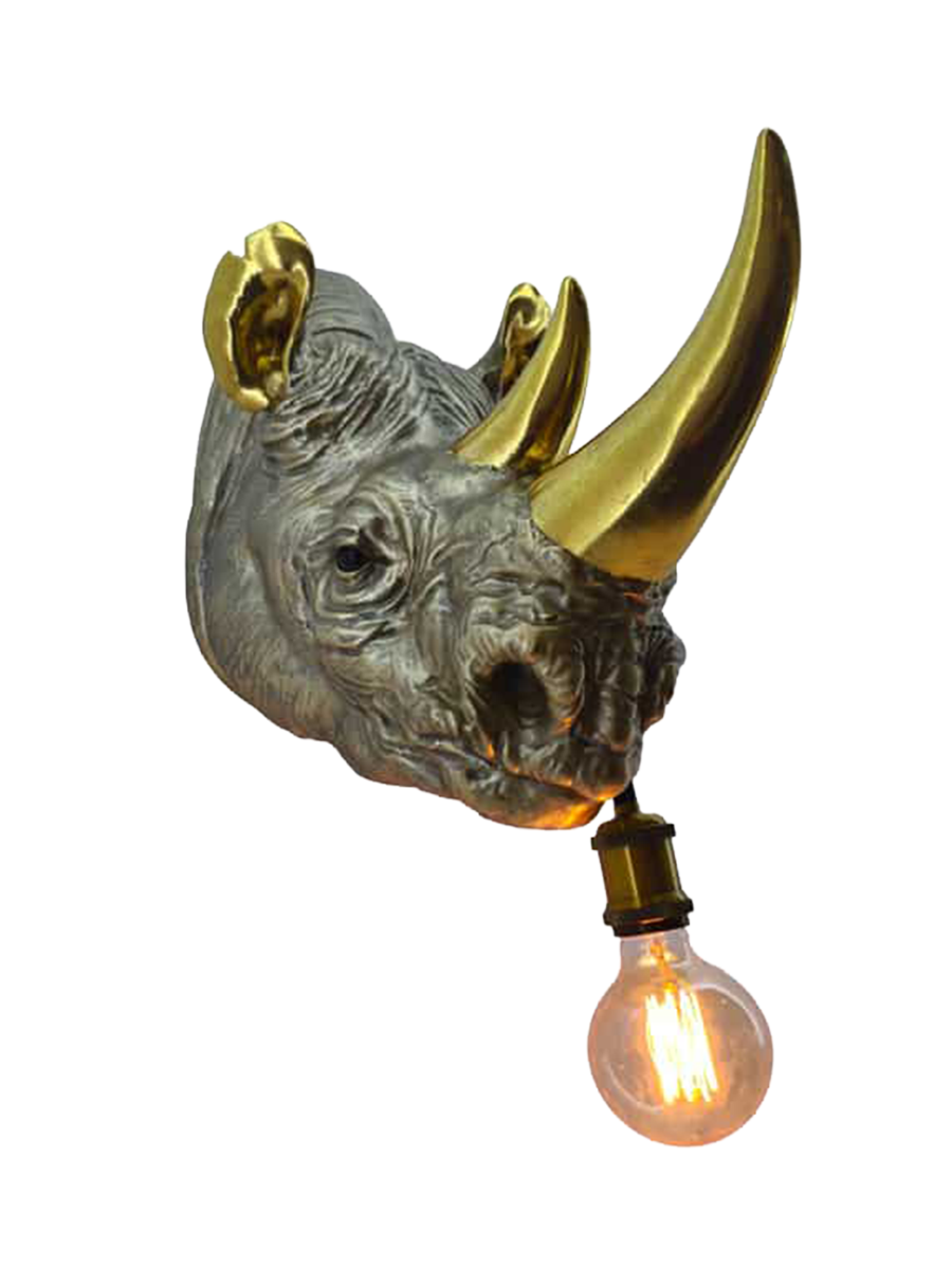 
"Rhino" Design Wall Lamp