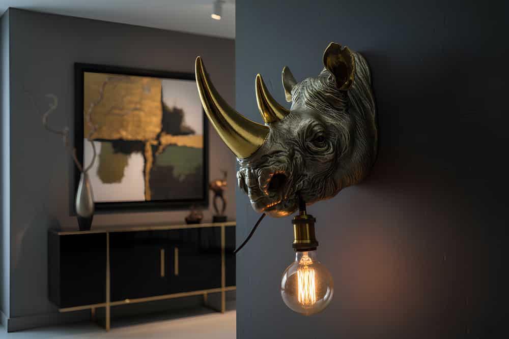 
"Rhino" Design Wall Lamp