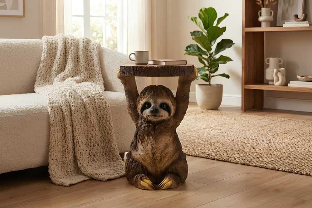 
Designer side table "Sloth"