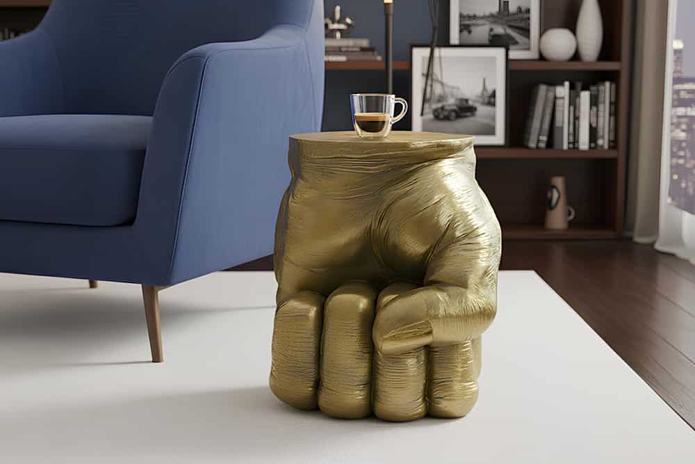 
Designer Side Table "Fist"