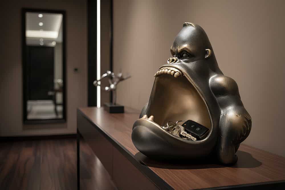 
Objet de décoration et coupelle design « King Ape »
