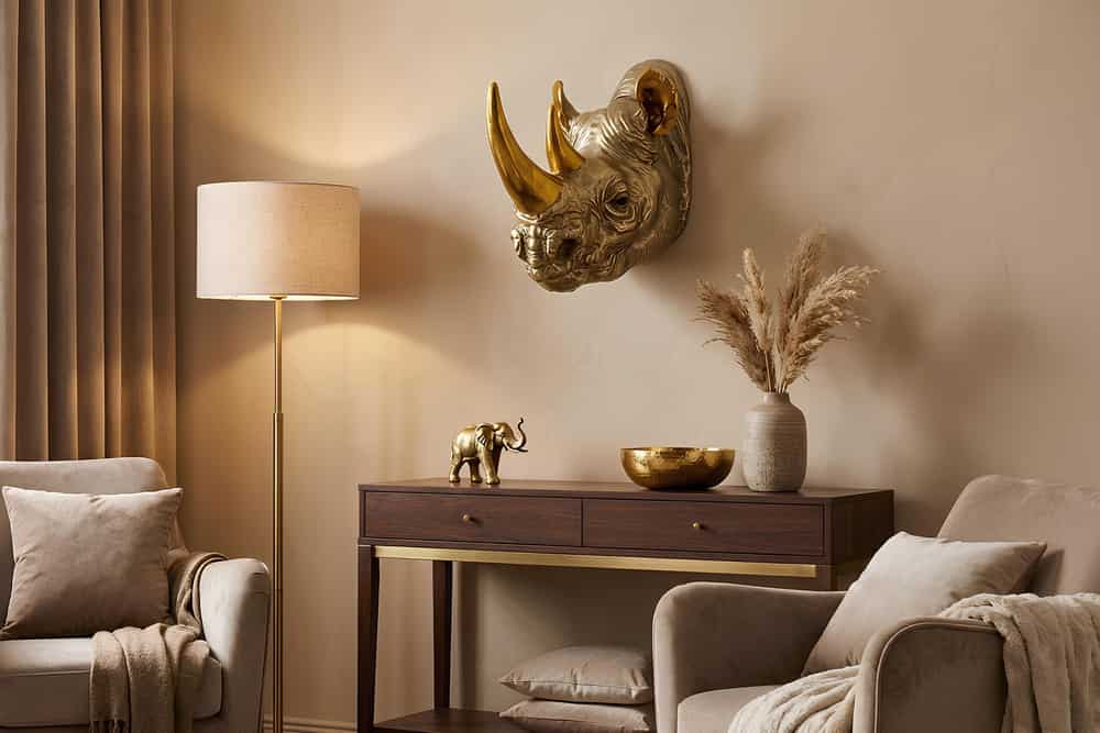 
Design Wall Object "Rhino"