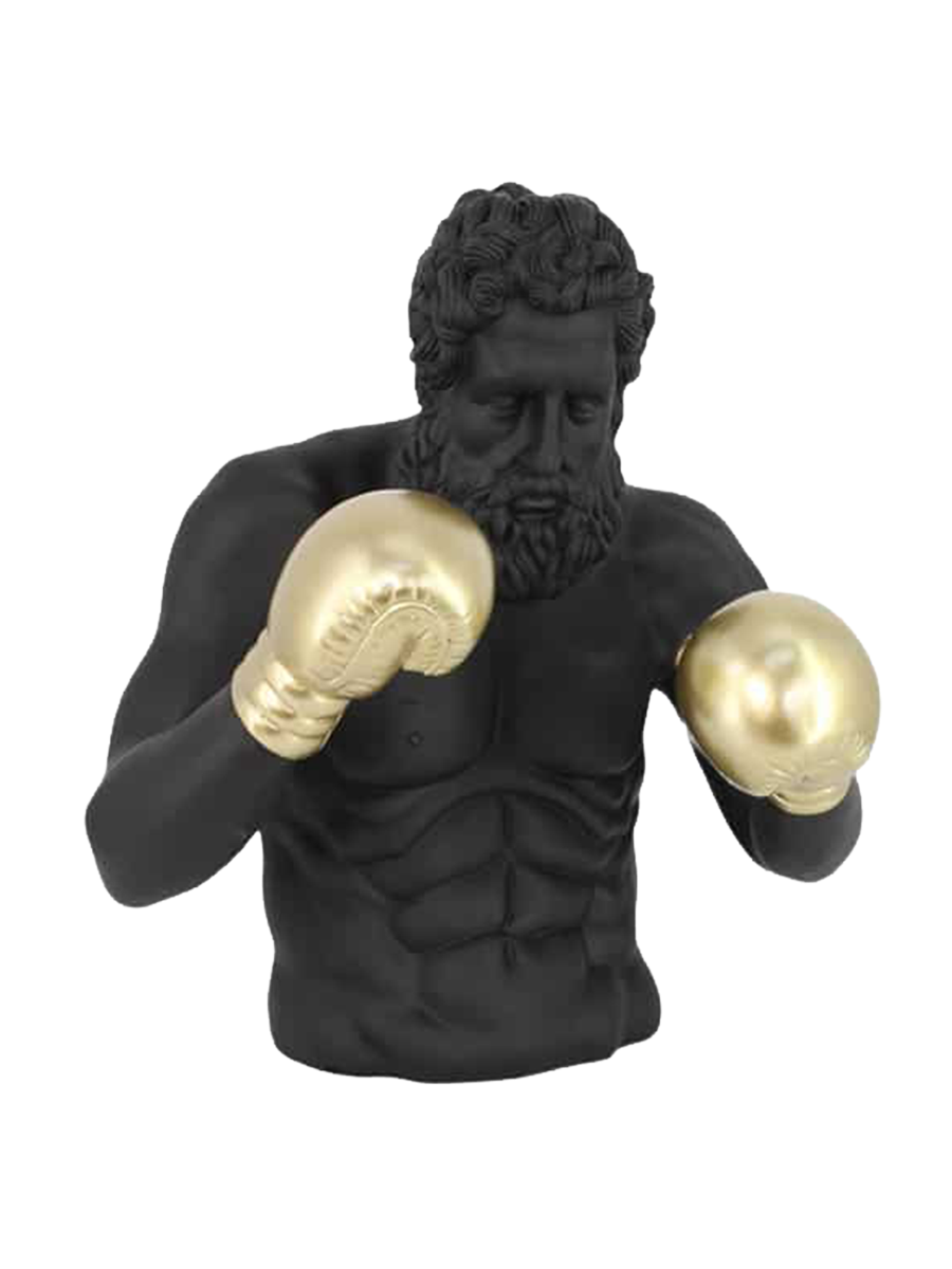 
Oggetto decorativo di design «Boxer» - Nero
