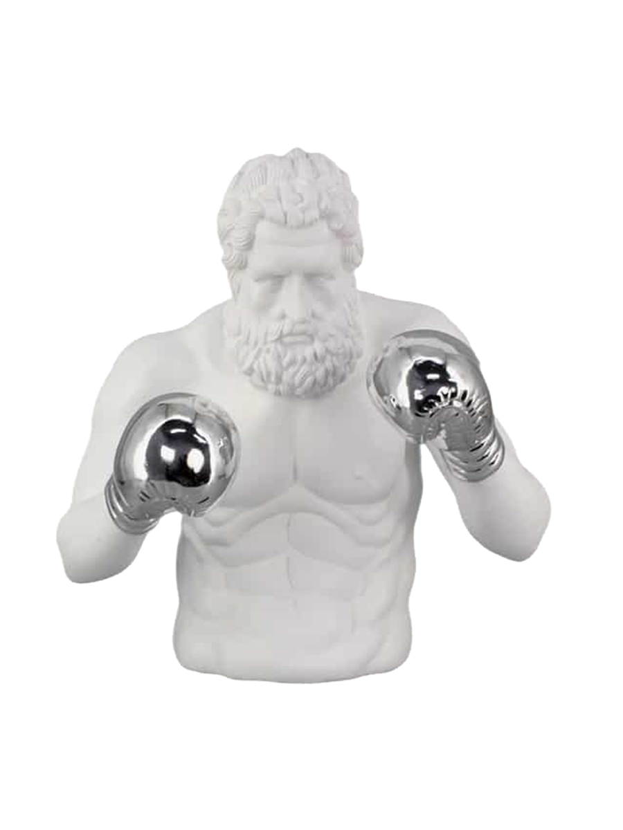 
Oggetto decorativo di design «Boxer» - Bianco