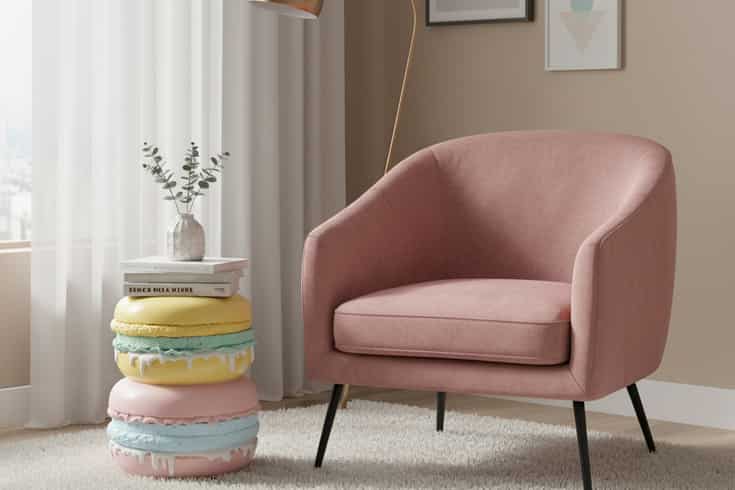 
Designer Side Table "Ice Cream"