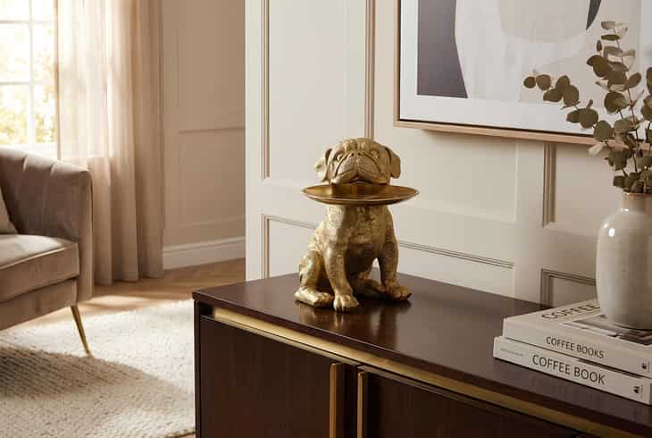 
Objet décoratif & plateau design « Bulldog »