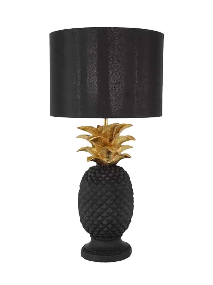 
"Pineapple" Designer Table Lamp - Black