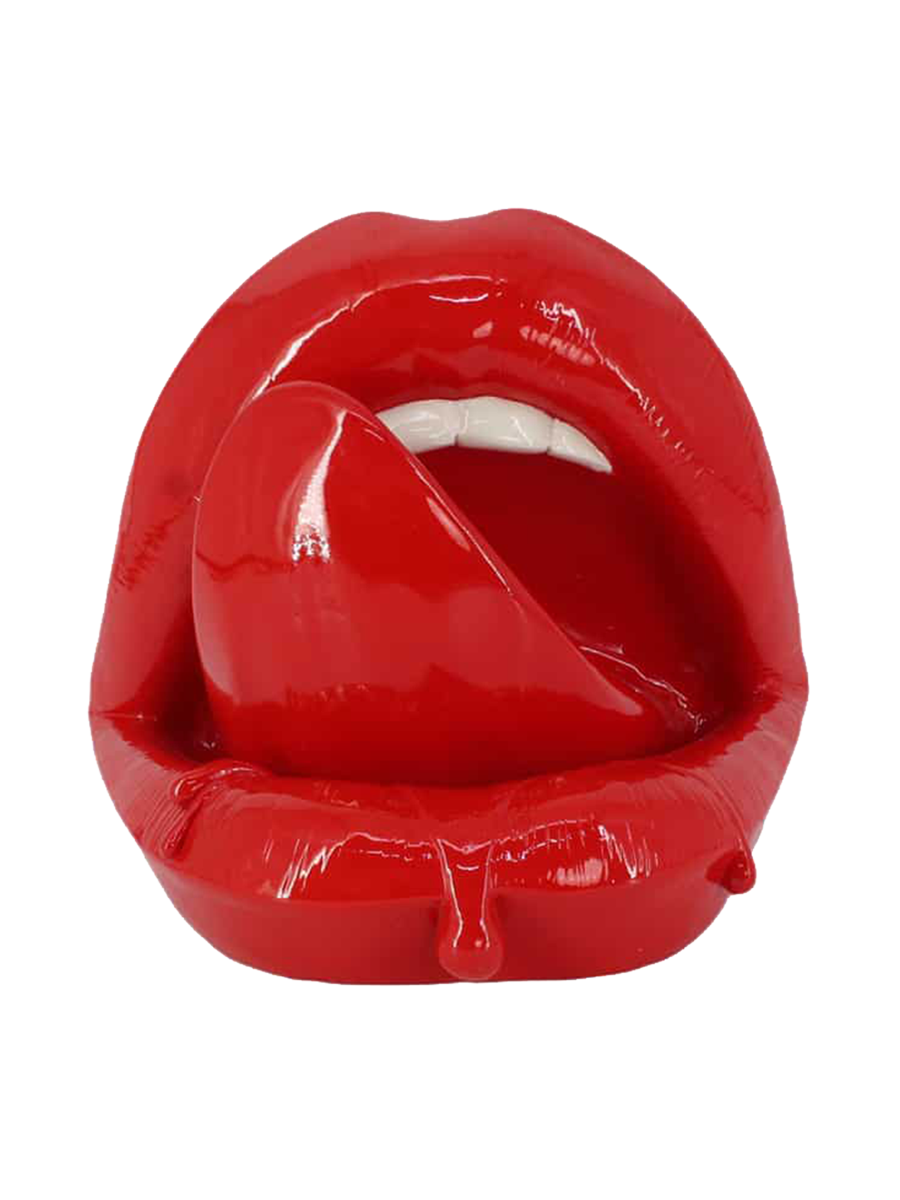 
Oggetto decorativo di design „Red Lips Pop Art“