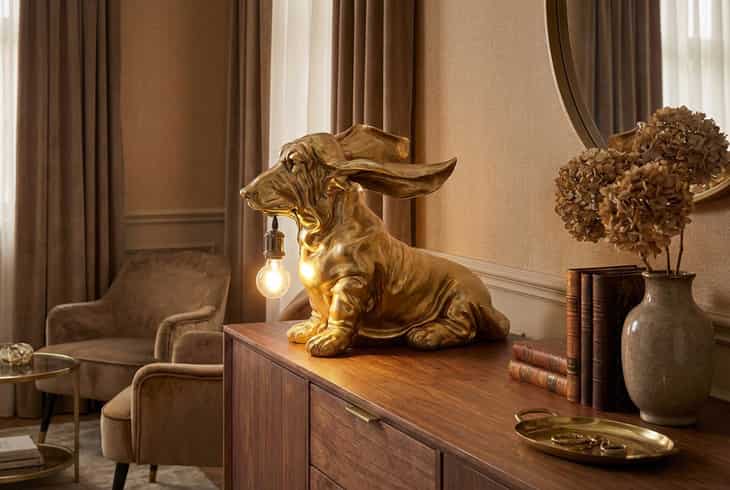 
"Dachshund" design table lamp