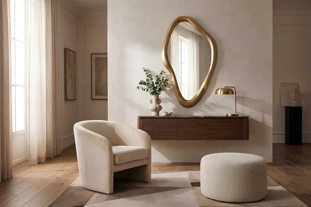 
Miroir mural design « Marquise »