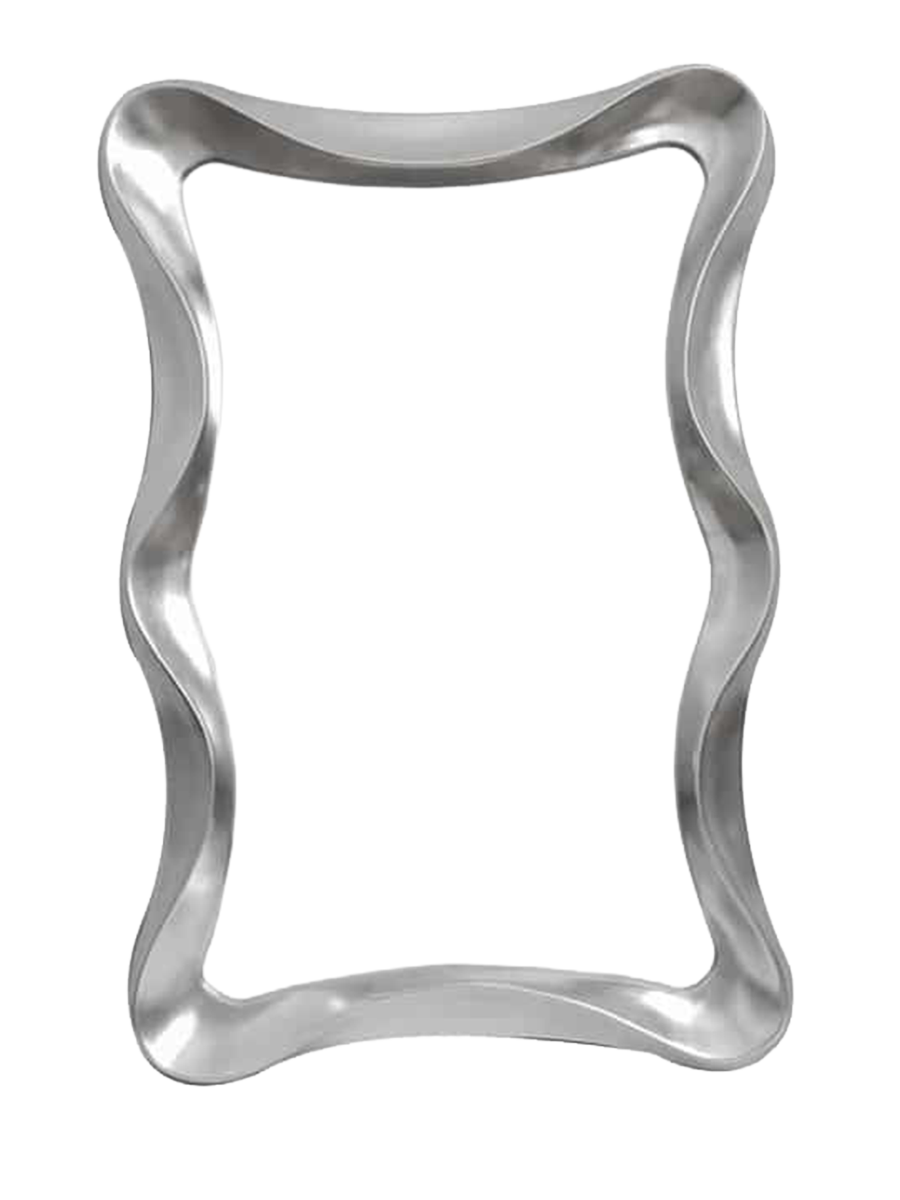 
"Venetia" Decorative Wall Mirror - Silver
