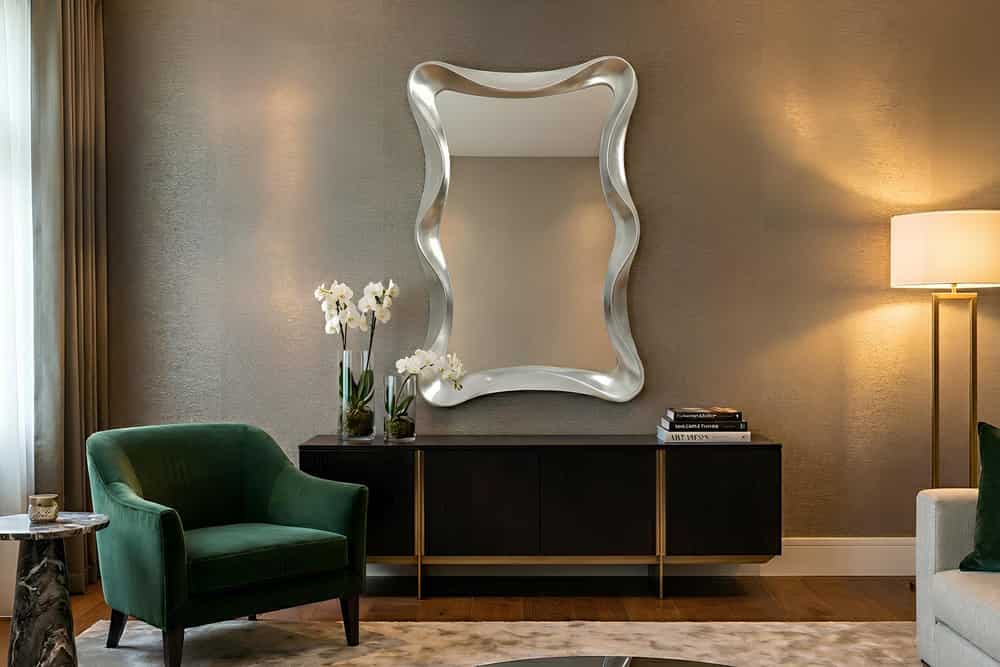 
"Venetia" Decorative Wall Mirror - Silver