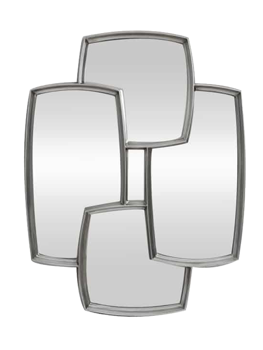 
Design Wandspiegel „Quadra“ - Silver