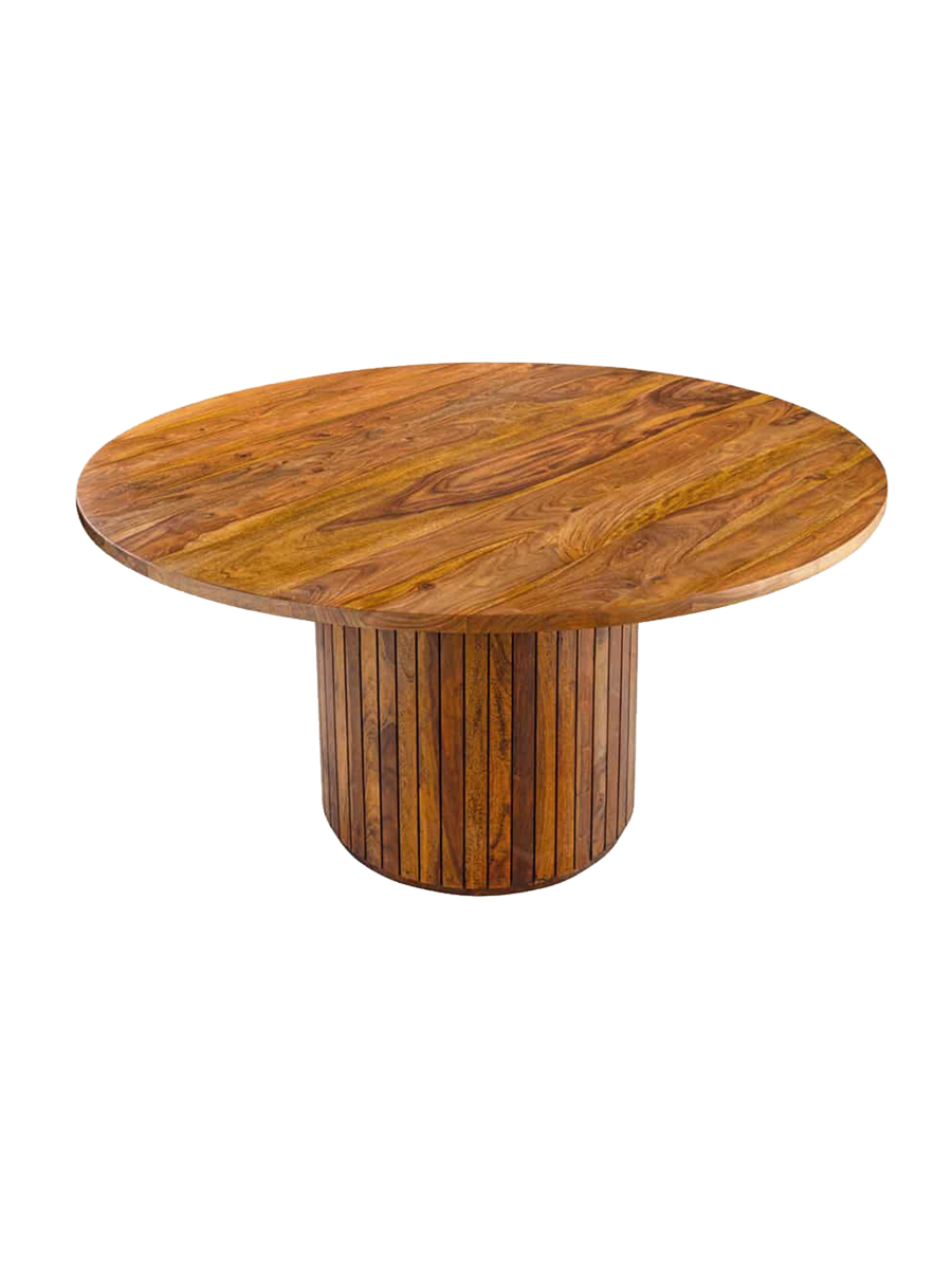 
Runder Massivholz Esstisch „Tres Chic“, verschiedene Grössen - Ø 120 cm