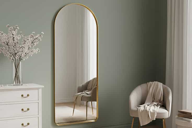 
Miroir mural design « Acra » - 160 x 60 cm