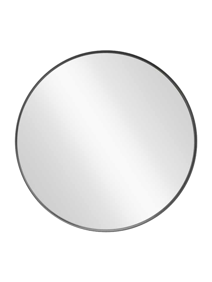 
Specchio da parete di design «Portrait», diverse dimensioni - Nero / Ø 60 cm