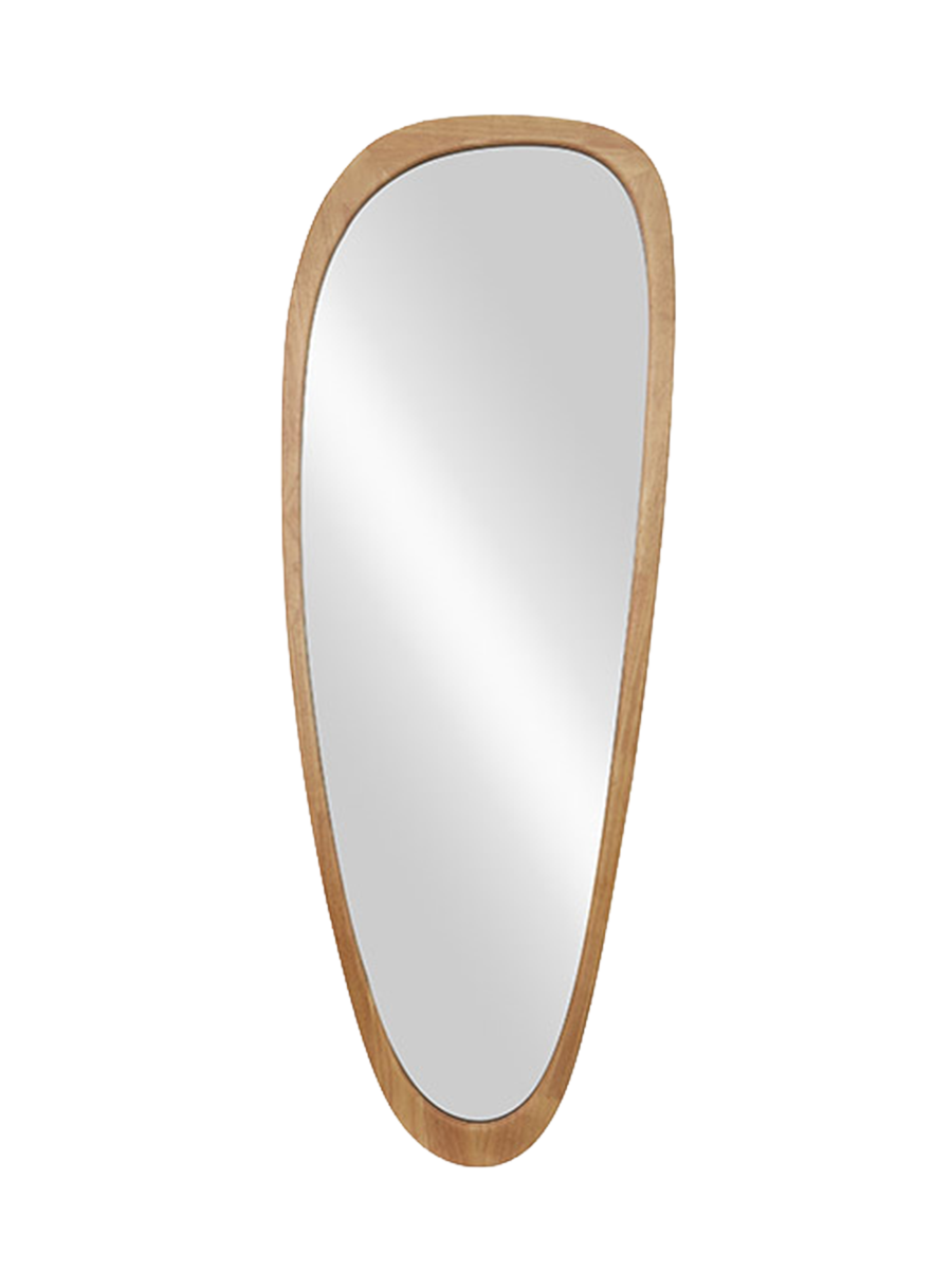 
Miroir mural design « Organic » - 165 x 61 cm / Nussbaum