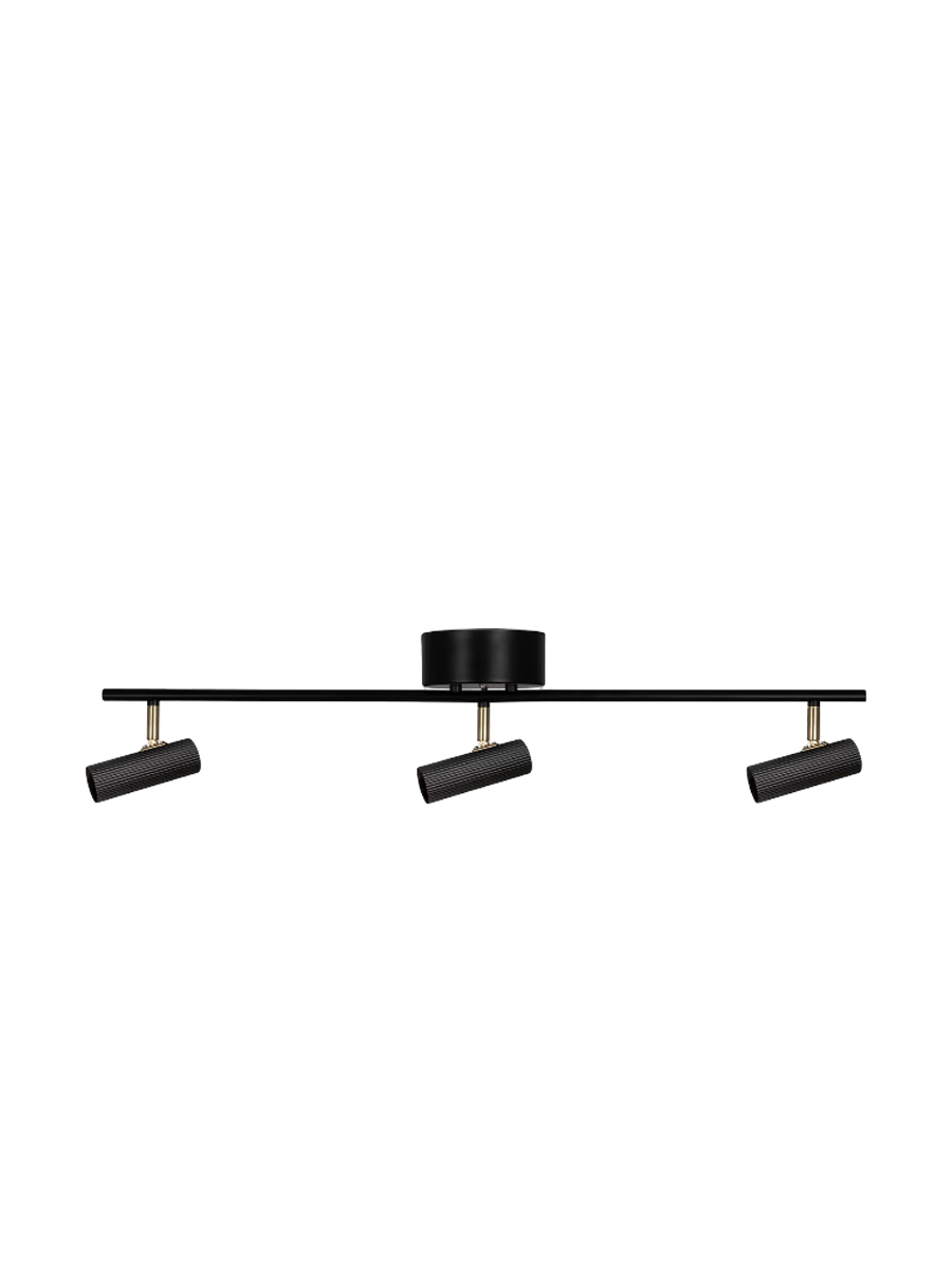 
Design Deckenlampe „Hubble“ 3-flammig - Schwarz
